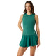 Bjorn Borg Ace geribbelde tanktop voor dames in smaragdgroen, vooraanzicht