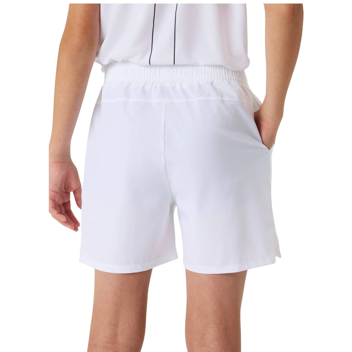 Björn Borg Ace Racquet Shorts JR Brilliant White - op model (2)