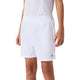 Vooraanzicht van de witte Bjorn Borg Ace Racquet junior short met elastische taille