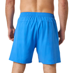 Achterzijde van de blauwe Bjorn Borg Ace Racquet short voor heren