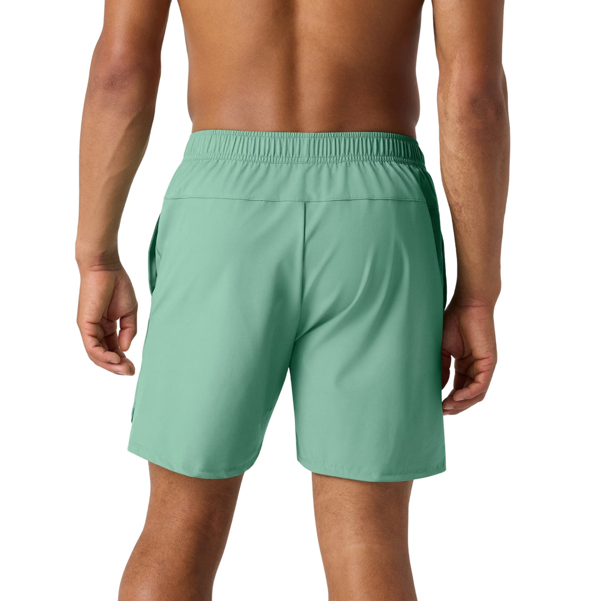 Achterzijde van de mintgroene Bjorn Borg Ace Racquet short voor heren