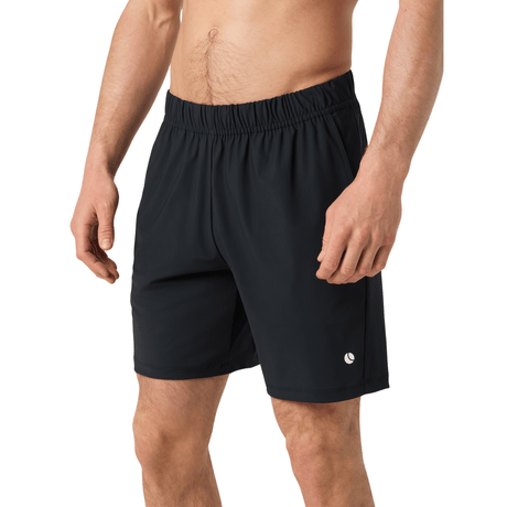 Bjorn Borg Ace sportshort voor heren in zwart, gedragen vooraanzicht