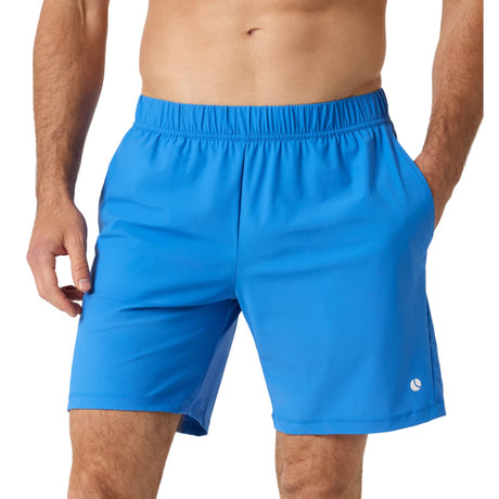 Bjorn Borg Ace Sports short voor heren in blauw, vooraanzicht op model