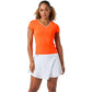 Björn Borg Ace V - Neck T-Shirt Orange - 