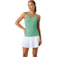 Mintgroene Bjorn Borg Ace tanktop met V-hals en witte padelrok