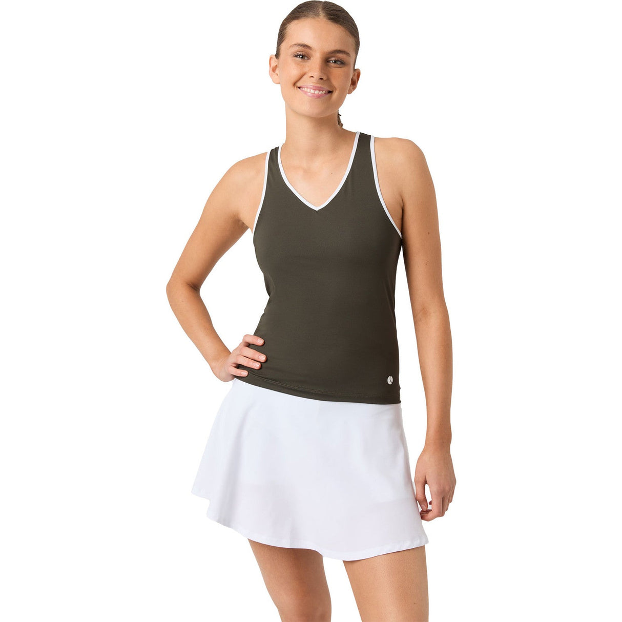 Björn Borg Ace V Neck Tank Top Grey - 