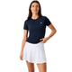 Bjorn Borg Ace slim fit T-shirt voor dames in marineblauw, gedragen vooraanzicht