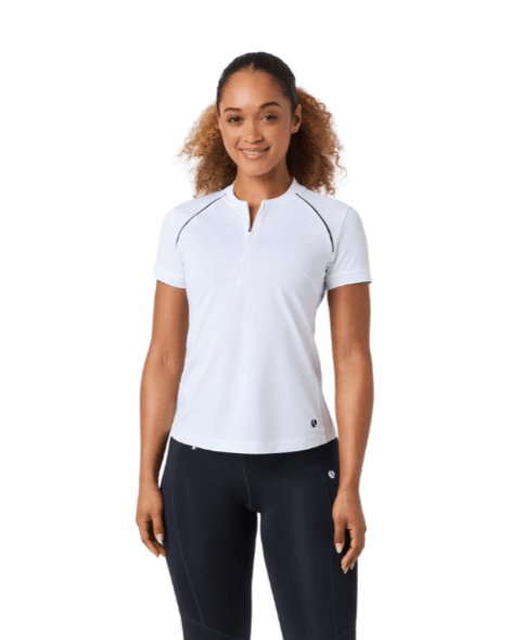 Björn Borg Ace Zip Polo Shirt W White - 