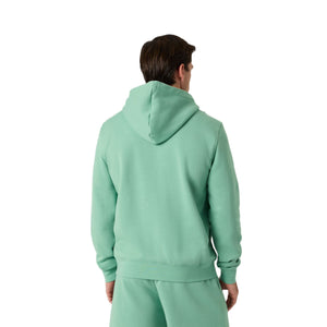Achteraanzicht van de mintgroene Bjorn Borg Centre Hoodie met capuchon en ribboord