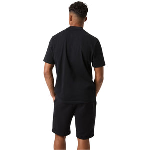 Achterzijde van het zwarte Bjorn Borg Centre oversized T-shirt, gedragen
