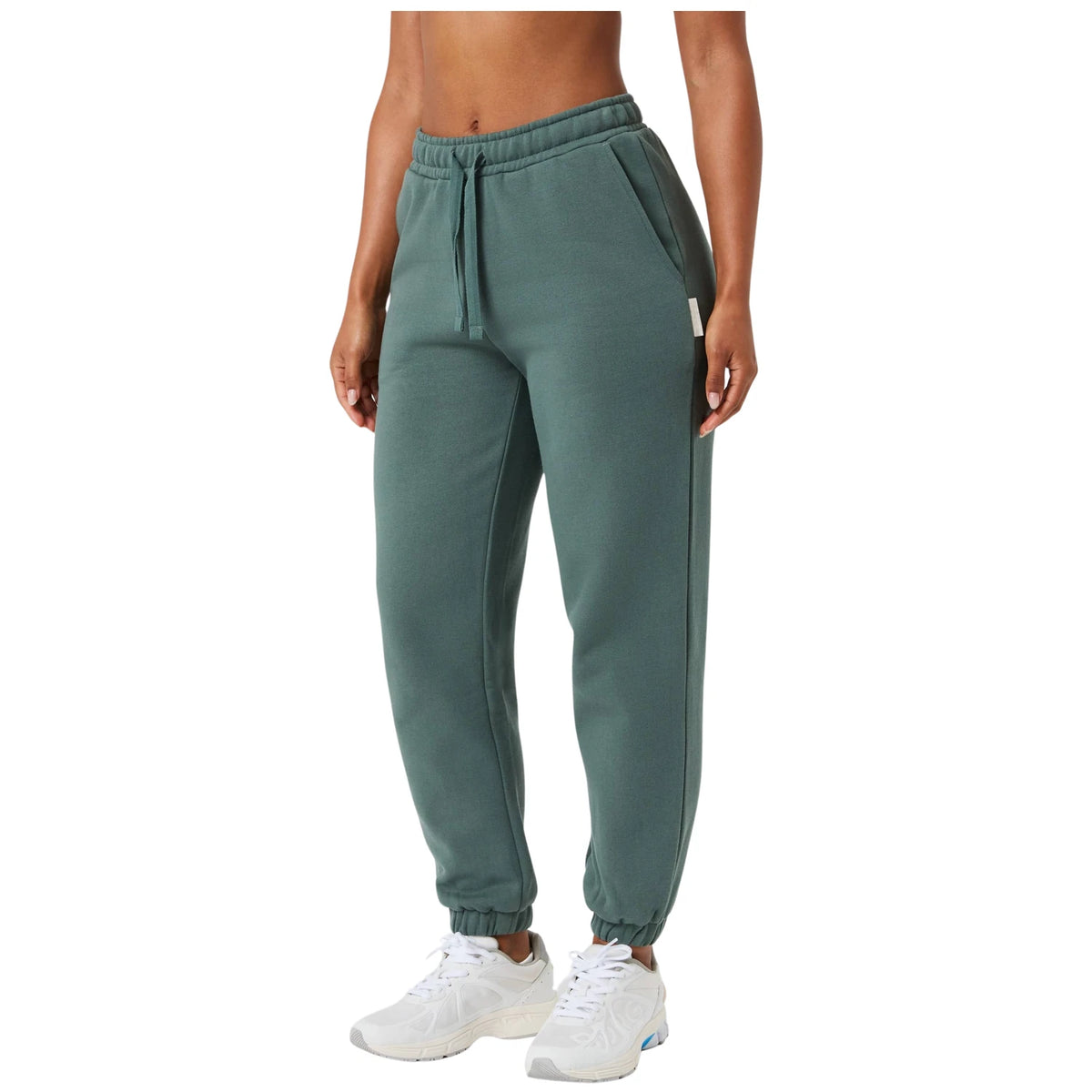 Björn Borg Centre Sweatpants W Balsam Green - ten voeten uit op model