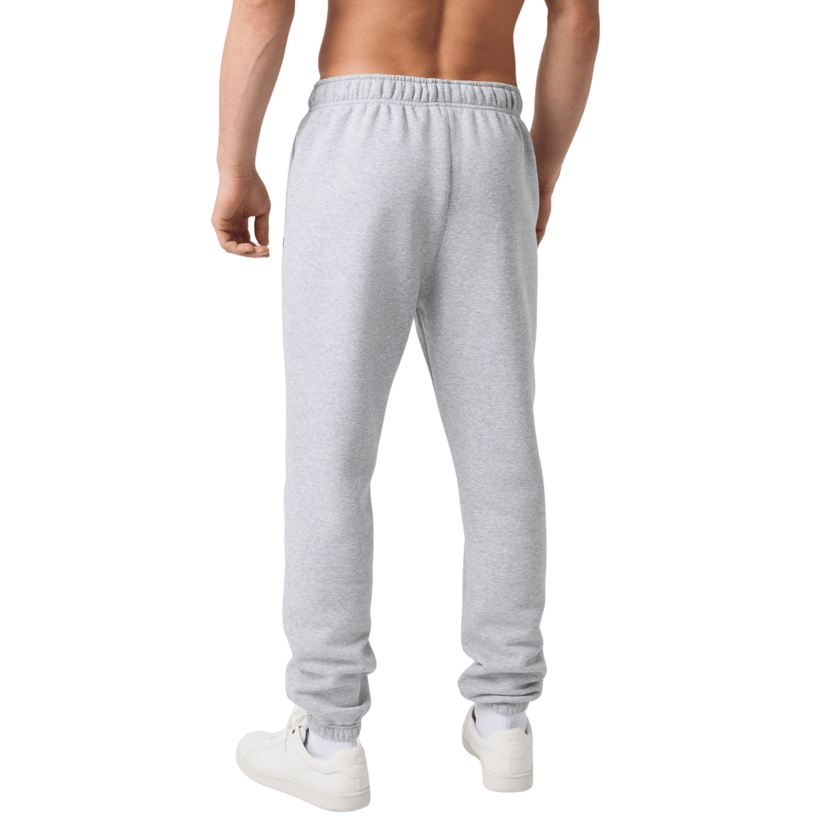Achterzijde van de lichtgrijze Bjorn Borg joggingbroek op model