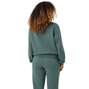 Achteraanzicht van het saliegroene Bjorn Borg Centre Sweatshirt W met lange mouwen