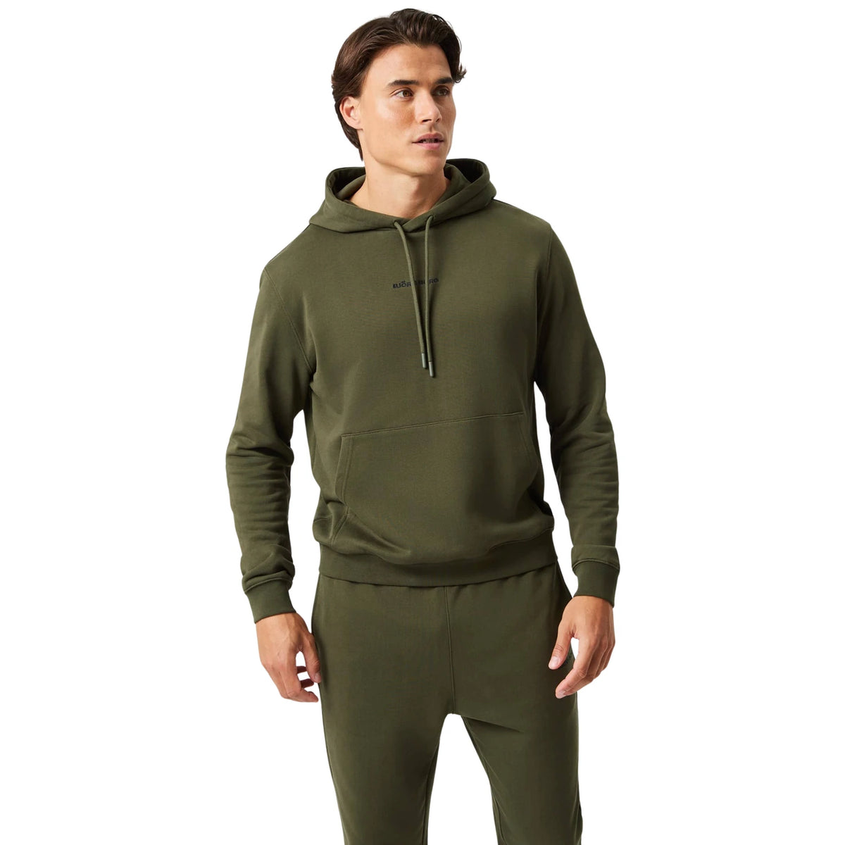 Björn Borg Classic Hoodie Forest Night - op model