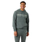 Grijsgroene Bjorn Borg Classic hoodie met logoprint op de borst, vooraanzicht