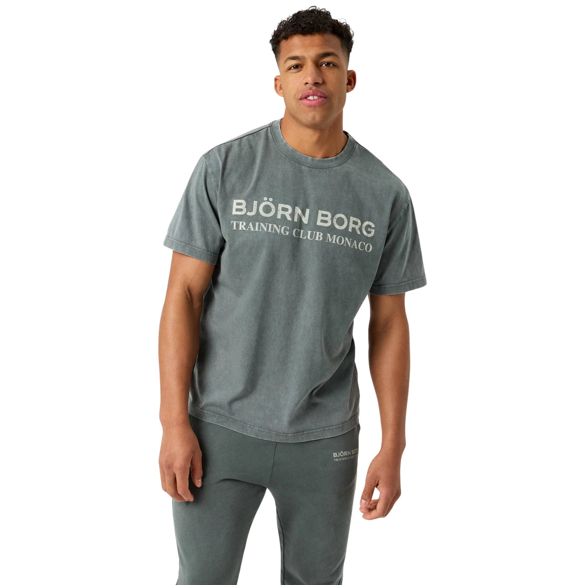 Björn Borg Classic Print T-Shirt Urban Chic - op model