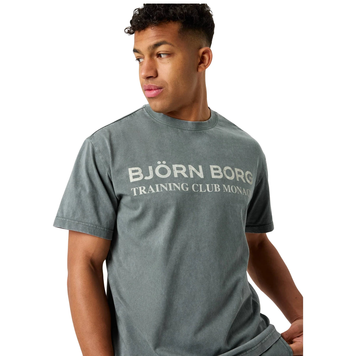 Björn Borg Classic Print T-Shirt Urban Chic - op model (4)