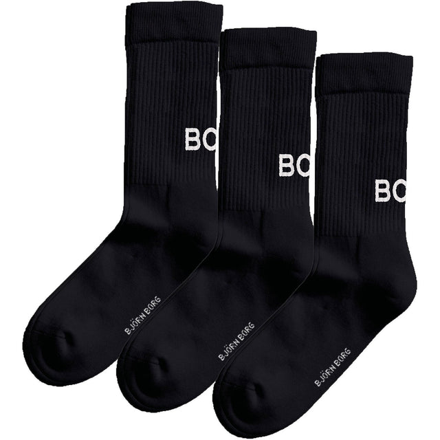Björn Borg Core Crew Polyamide Sock Black (3 Pack) - 