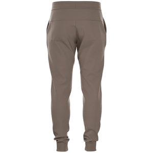 Taupekleurige Bjorn Borg Essential 1 Pants met brede tailleband en elastische enkelboorden
