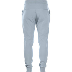 Lichtblauwe Bjorn Borg Essential 1 Pants met brede elastische tailleband, achterzijde