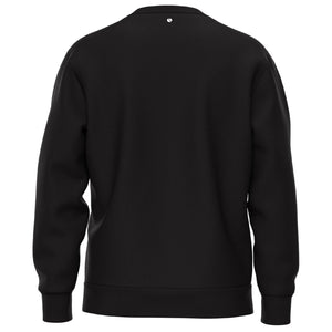 Productfoto achterzijde van het zwarte Bjorn Borg Essential 1 Sweatshirt met ronde hals