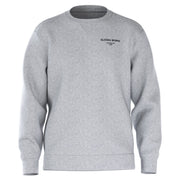 Vooraanzicht van het lichtgrijze Bjorn Borg Essential 1 Sweatshirt met klein borstlogo