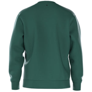 Achterzijde van het donkergroene Bjorn Borg Essential 1 Sweatshirt met ronde halsboord