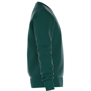 Smaragdgroene Bjorn Borg Essential 1 sweater voor heren, schuin zijaanzicht