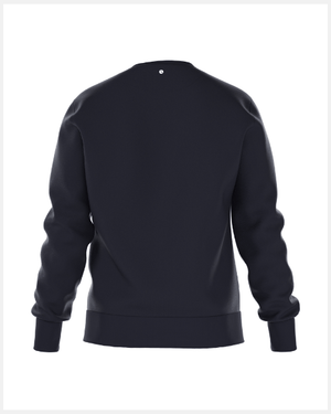 Achterzijde van de marineblauwe Bjorn Borg Essential 1 sweater voor heren