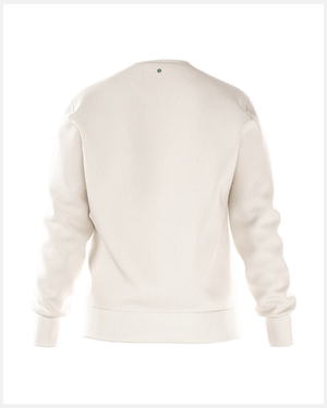 Achterzijde van de gebroken witte Bjorn Borg Essential 1 sweater voor heren