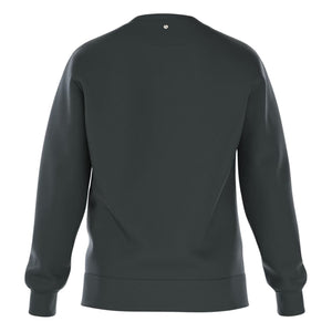 Achterzijde van de donkergroene Bjorn Borg Essential 1 sweater voor heren