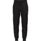 Vooraanzicht van de zwarte Bjorn Borg Essential 1 Tapered Sweatpants met trekkoord