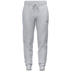 Vooraanzicht van de lichtgrijze Essential 1 Tapered Sweatpants met klein logo op de pijp