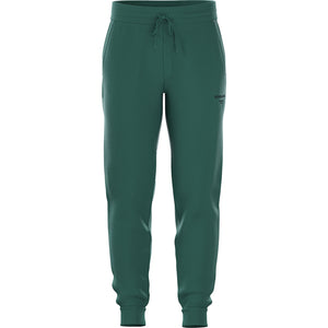 Vooraanzicht van de donkergroene Bjorn Borg Essential 1 Tapered Sweatpants met trekkoord