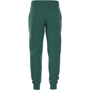 Achterzijde van de donkergroene Essential 1 Tapered Sweatpants met elastische enkelboorden