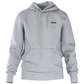 Vooraanzicht van de lichtgrijze Bjorn Borg Essential 4 Hoodie met kangoeroezak en logo