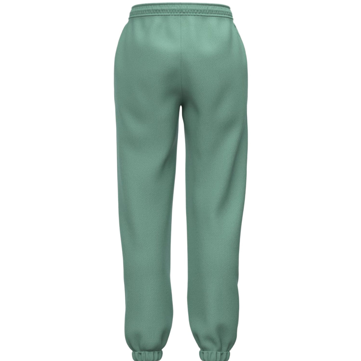 Achterzijde van de groene Bjorn Borg Essential 4 Sweatpants W met brede tailleband