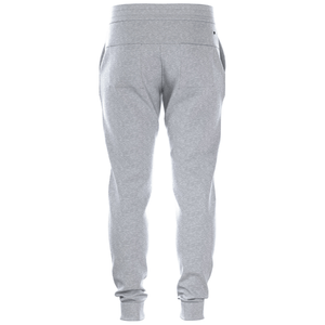 Achterzijde van de grijs gemeleerde Bjorn Borg Essential 4 Sweatpants joggingbroek