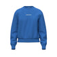 Bjorn Borg Essential 4 sweater voor dames in blauw met ronde hals, vooraanzicht