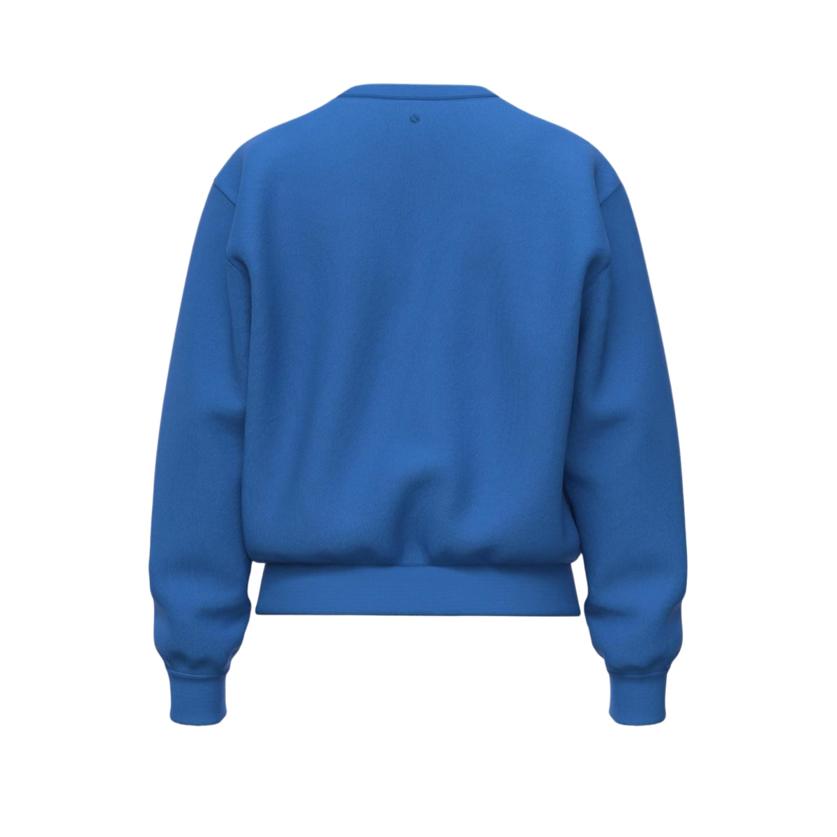 Achterzijde van de blauwe Bjorn Borg Essential 4 sweater voor dames