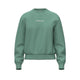 Bjorn Borg Essential 4 sweater voor dames in groen met ronde hals, vooraanzicht
