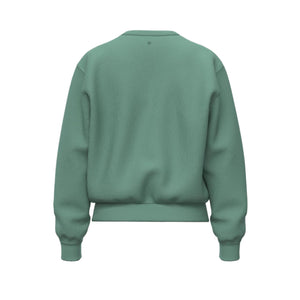 Achterzijde van de groene Bjorn Borg Essential 4 sweater voor dames