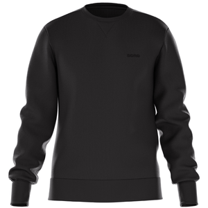 Vooraanzicht van het zwarte Bjorn Borg Essential 4 Sweatshirt met klein borstlogo