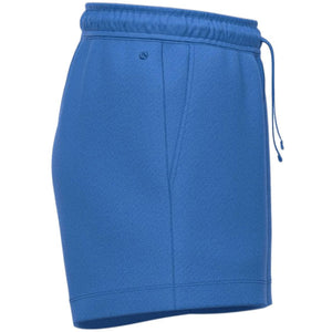Blauwe Bjorn Borg Essential 4 sweatshort vanaf de andere zijde gezien