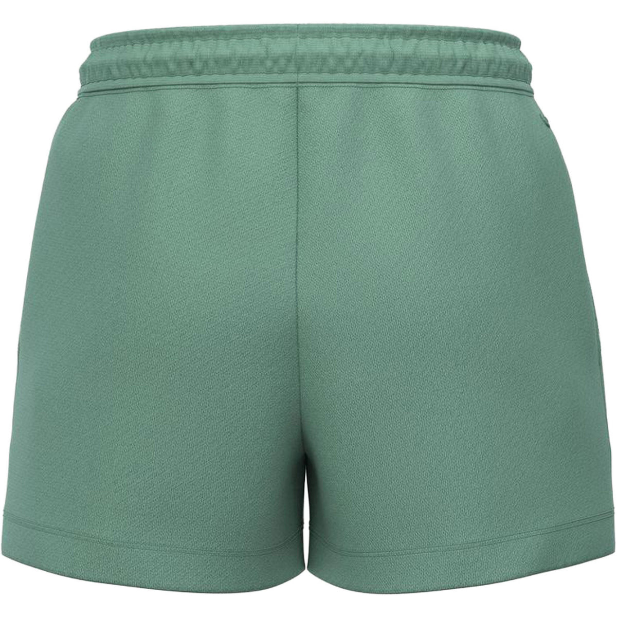 Achterzijde van de groene Bjorn Borg Essential 4 sweatshort met elastische tailleband