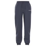 Vooraanzicht van de donkerblauwgrijze Essential 4 W Sweatpants met wit Bjorn Borg logo