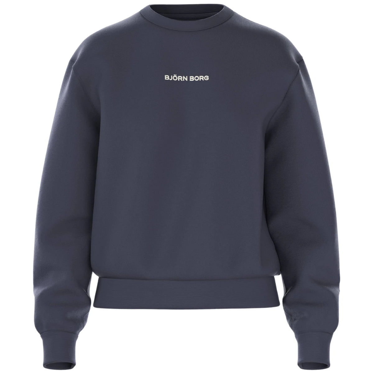 Björn Borg Essential 4 W Sweatshirt Odyssey Gray - ten voeten uit op model
