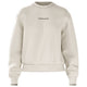 Vooraanzicht van het beige Bjorn Borg Essential 4 W Sweatshirt met klein borstlogo