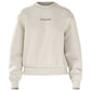 Vooraanzicht van het beige Bjorn Borg Essential 4 W Sweatshirt met klein borstlogo