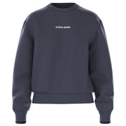 Vooraanzicht van het donkerblauwe Bjorn Borg Essential 4 W Sweatshirt met borstlogo